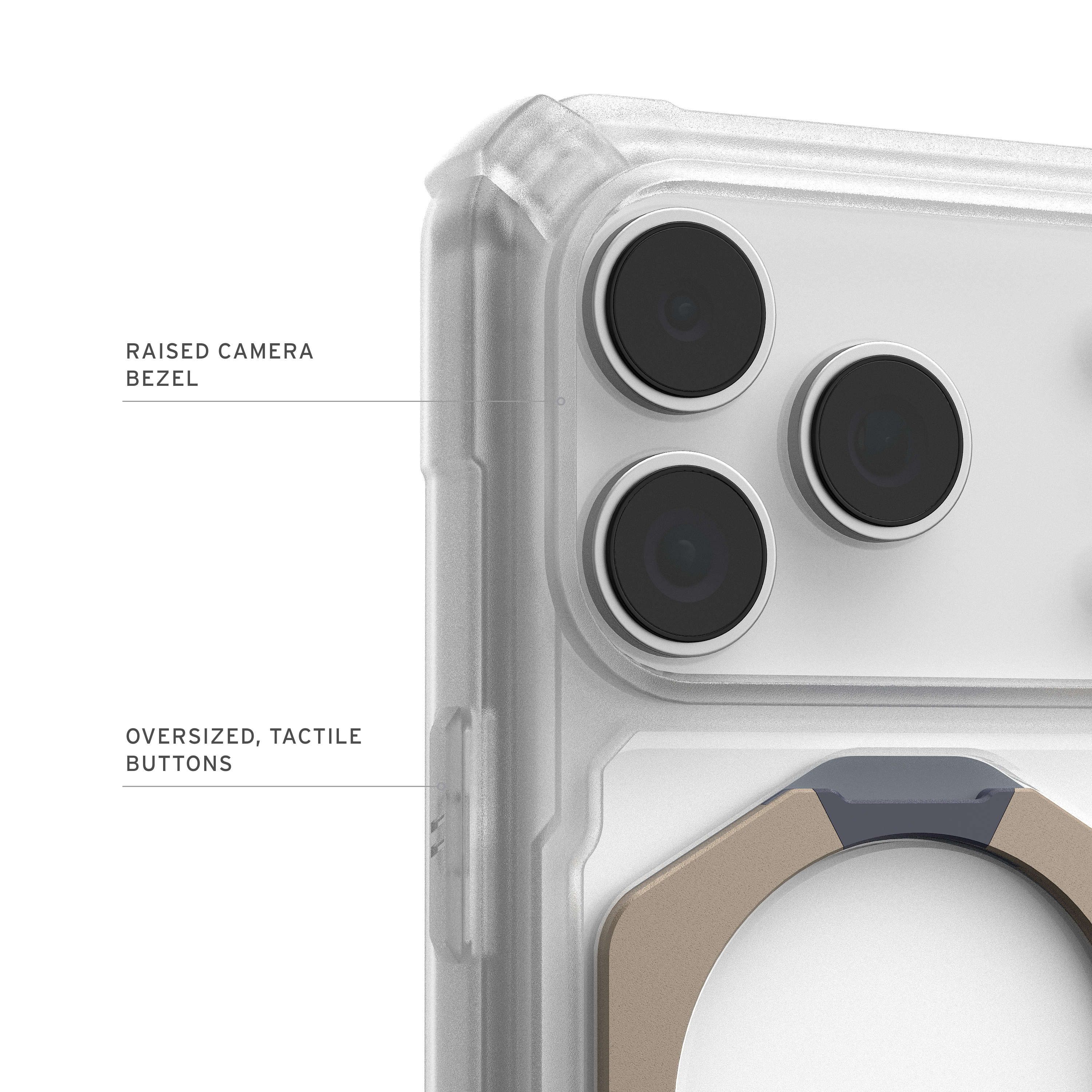 Чехол UAG для iPhone 17 Pro, Plasma XTE MagSafe, Clear/Titanium фото 13