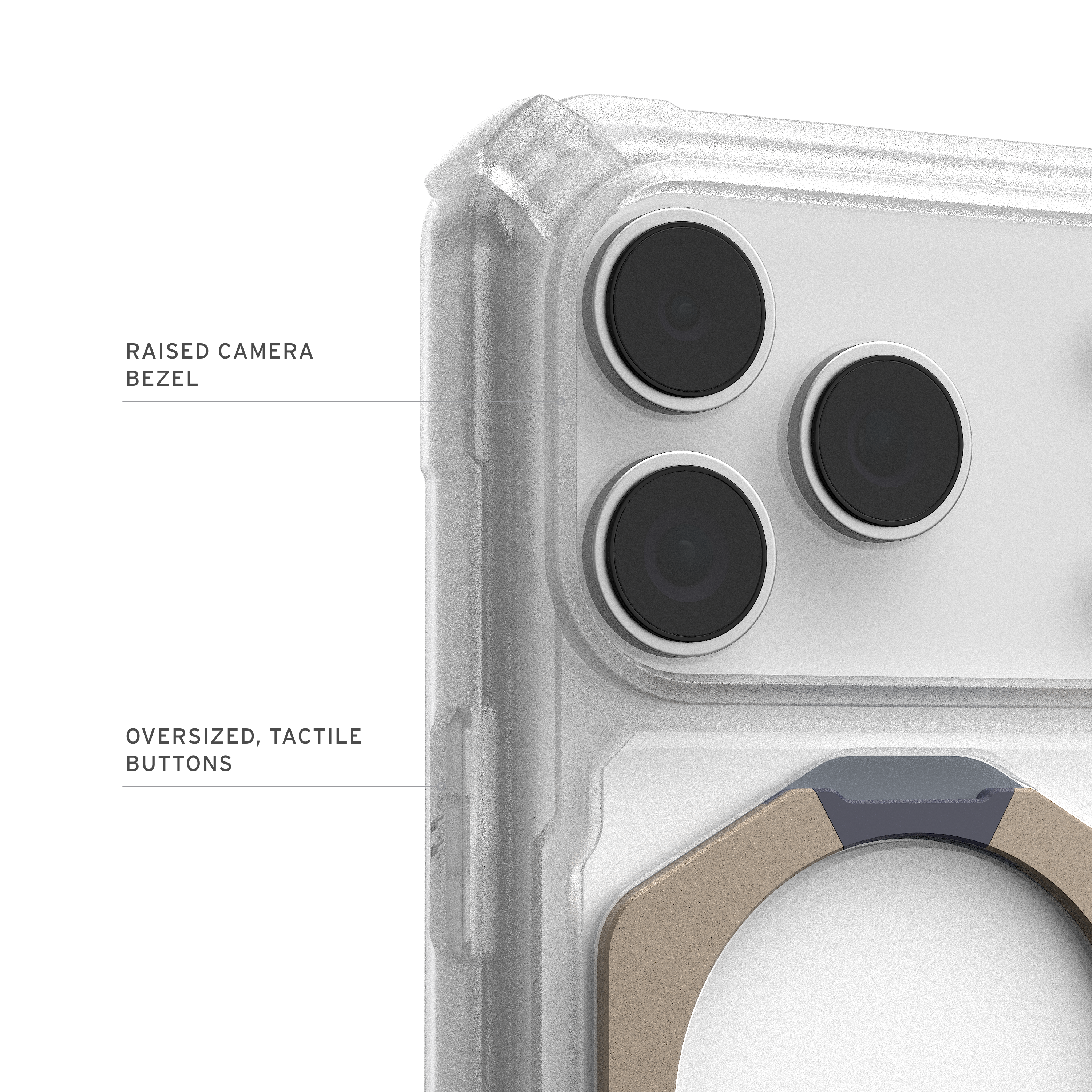 Чехол UAG для iPhone 17 Pro, Plasma XTE MagSafe, Clear/Titanium фото 12