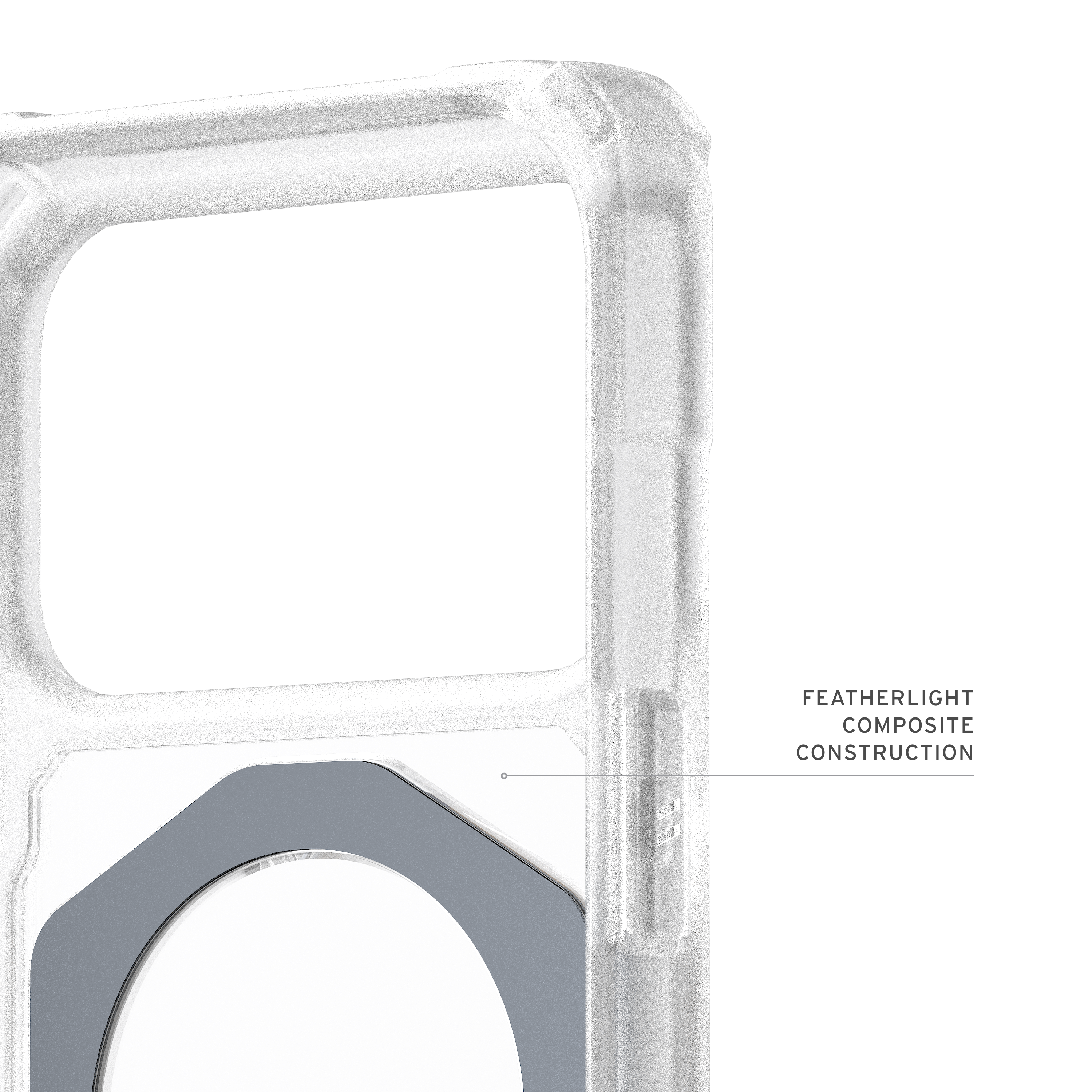 Чехол UAG для iPhone 17 Pro, Plasma XTE MagSafe, Clear/Titanium фото 9