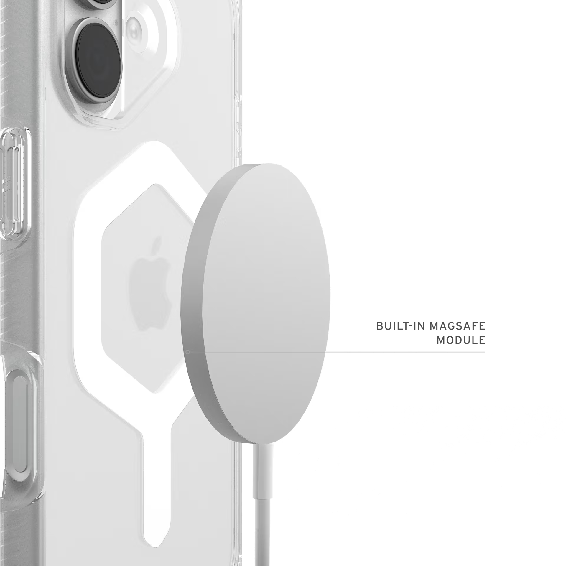 Чохол UAG для iPhone 17, Plyo MagSafe, Ice/Whiteфото6