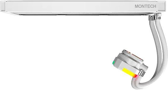 Система жидкостного охлаждения MONTECH HyperFlow Digital 360 White (HYPERFLOW ARGB 360 (W)) фото 3