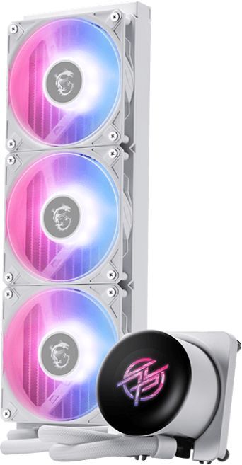 Система водяного охолодження MSI MPG CoreLiquid P13 360 White (CORELIQUID P13 360 WHITE)фото2