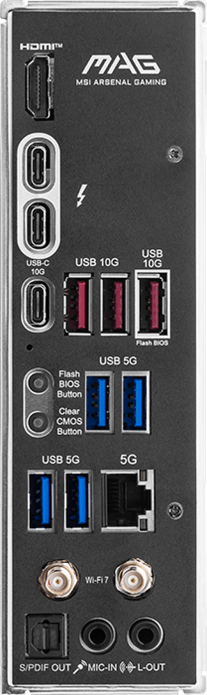 Материнская плата MSI Z890 S1851 ATX MAG Z890 TOMAHAWK WIFI (MAG Z890 TOMAHAWK WIFI) фото 