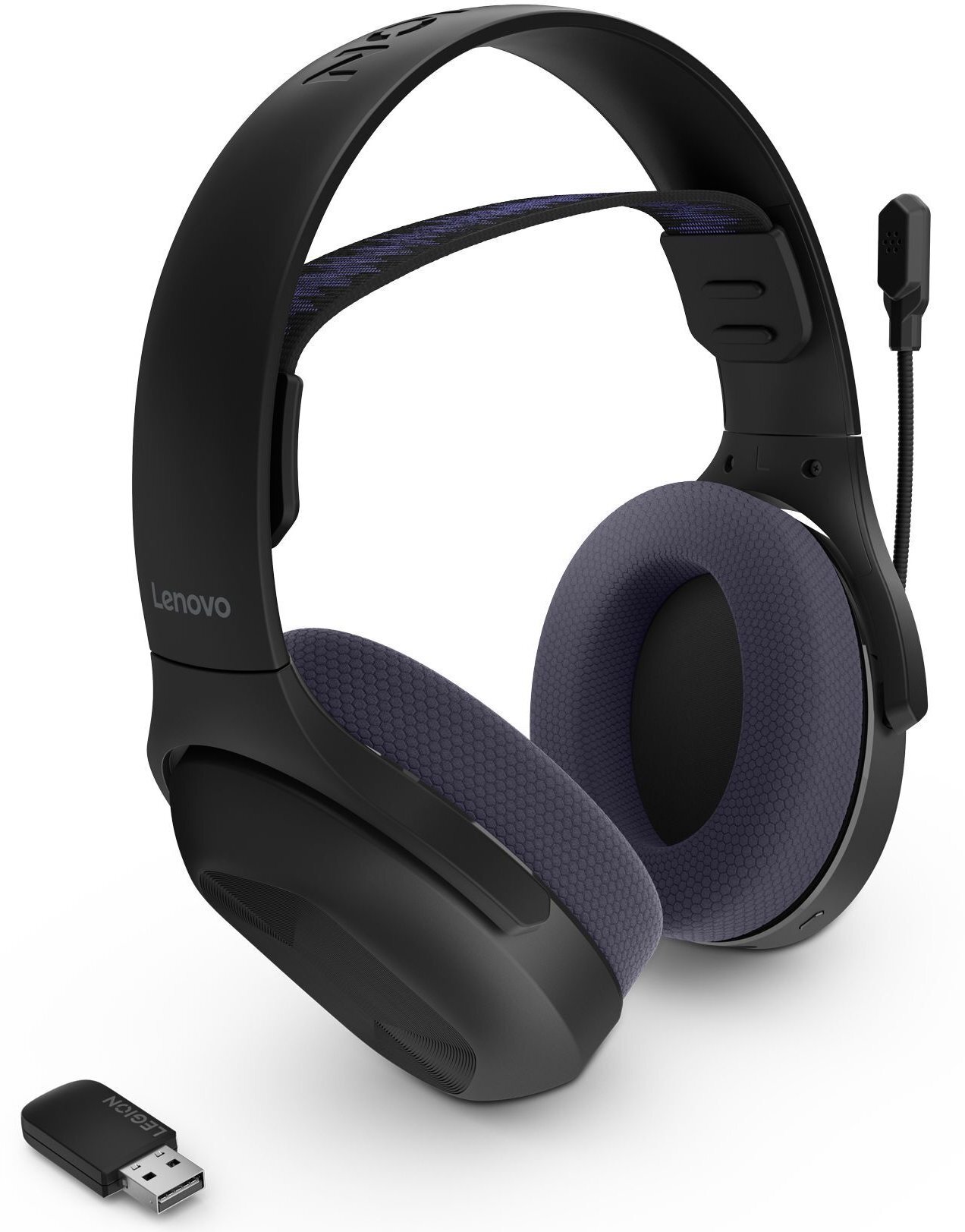 Игровая гарнитура Lenovo Legion H410 Wireless Gaming Headset (GXD1R34013) фото 14