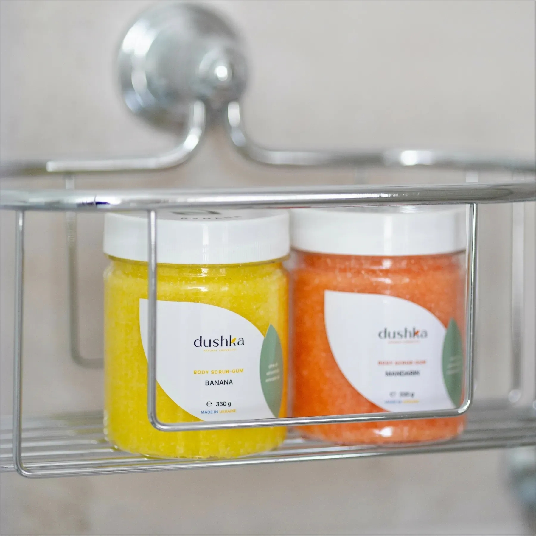 Скраб-жвачка для тела Dushka Мандарин 330 г фото 