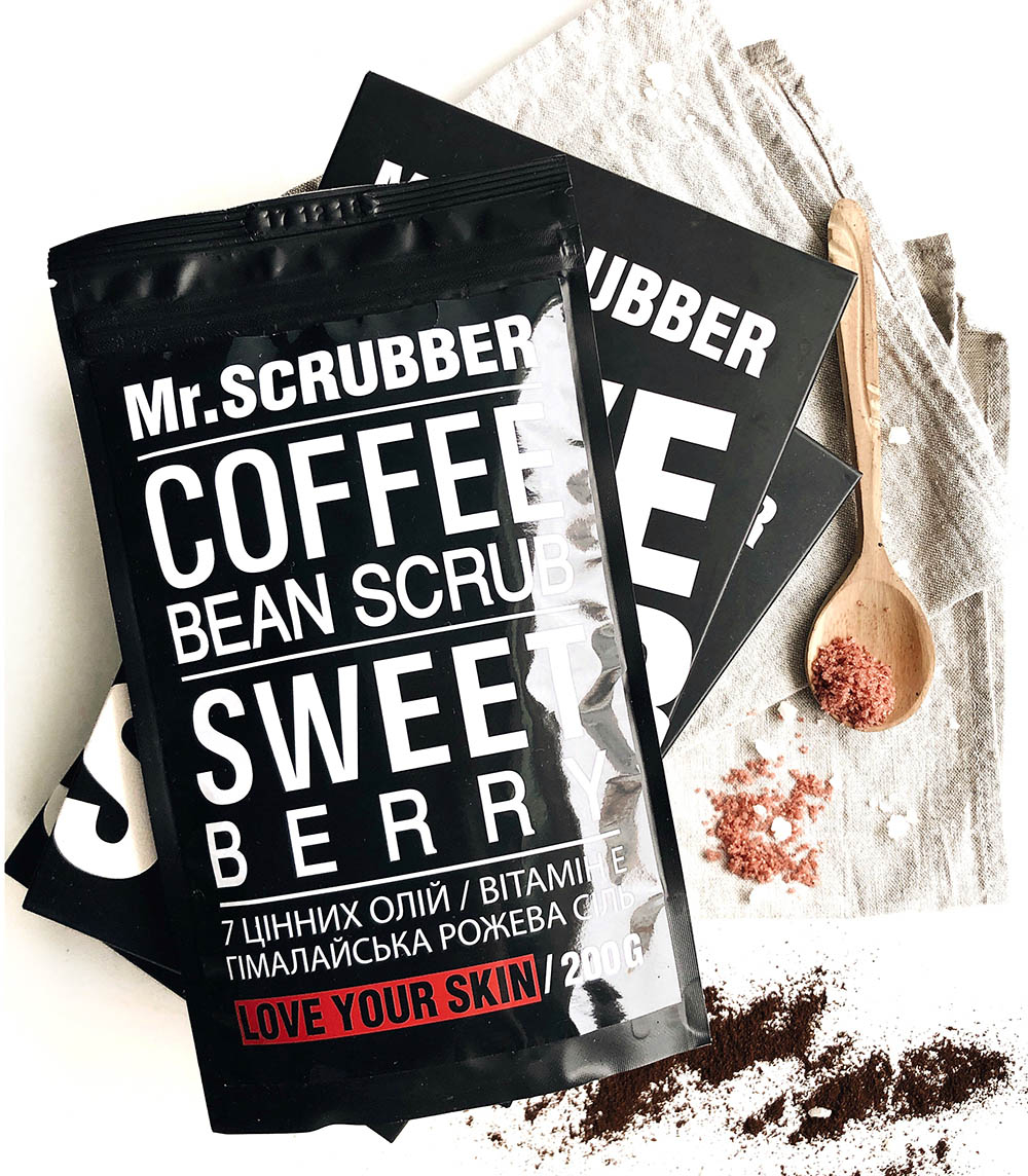 Кавовий скраб для тіла Mr.Scrubber Sweet Berry 200 гфото2