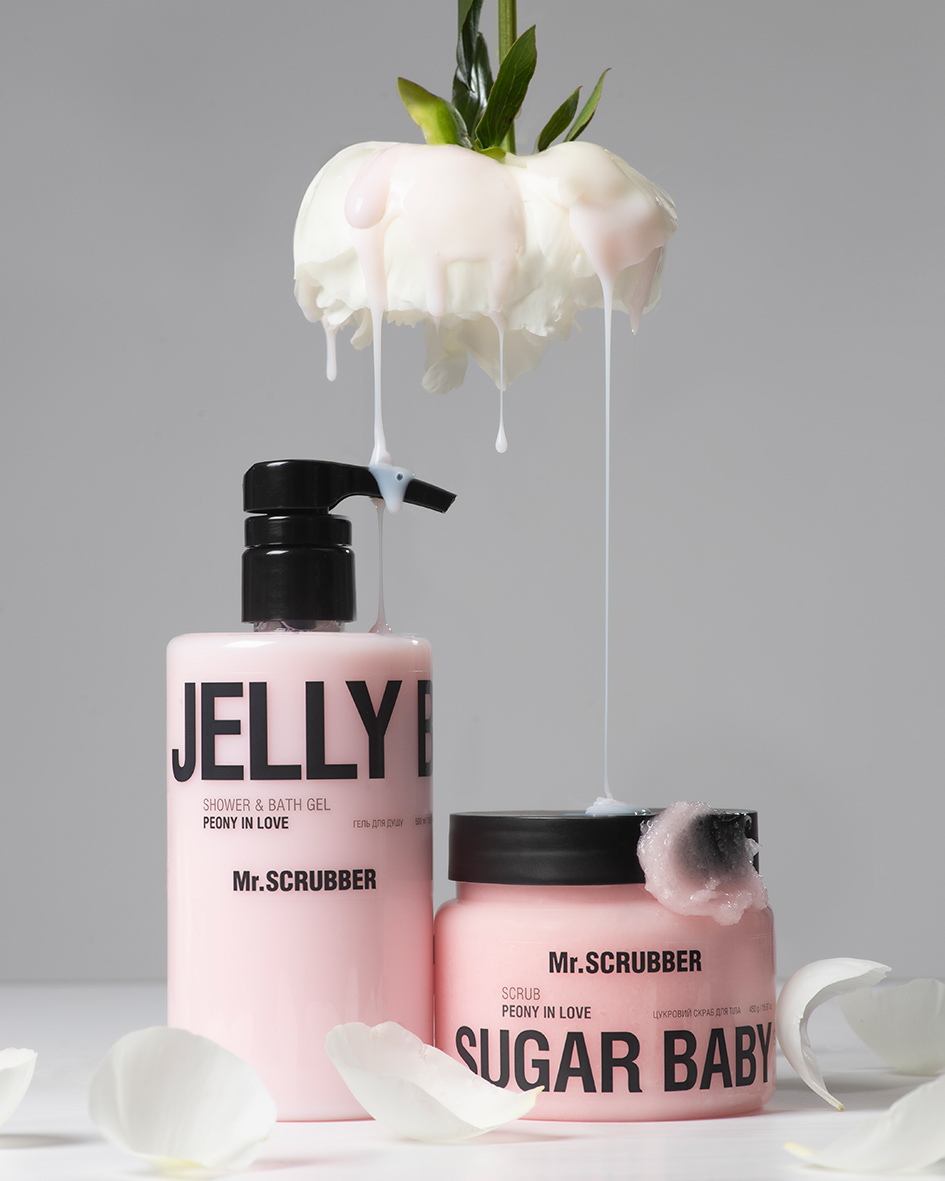 Сахарный скраб для тела Mr.Scrubber Sugar Baby Peony in Love 450 г фото 
