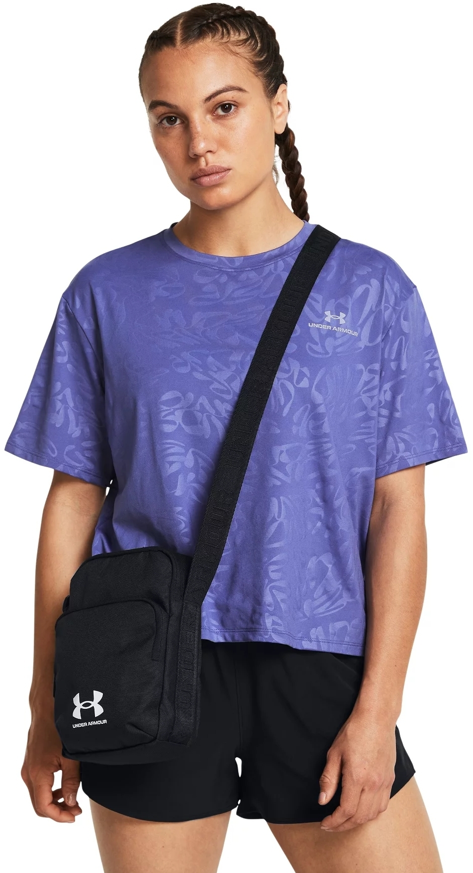 Сумка на пояс Under Armour Essential Sportstyle 1381912-001 (OSFM US) черная фото 6