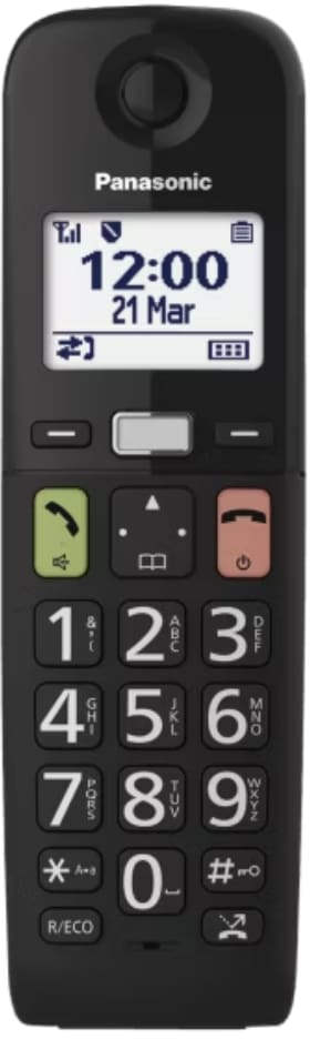 Радиотелефон DECT Panasonic KX-TGU110UAB, чёрный фото 