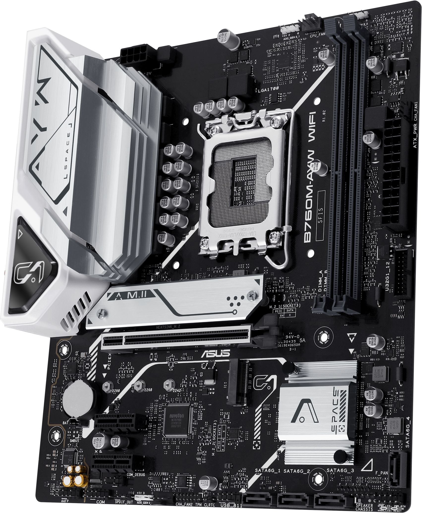 Материнcкая плата ASUS B760M-AYW WIFI-SI (90MB1FK0-M0UBY0) фото 4