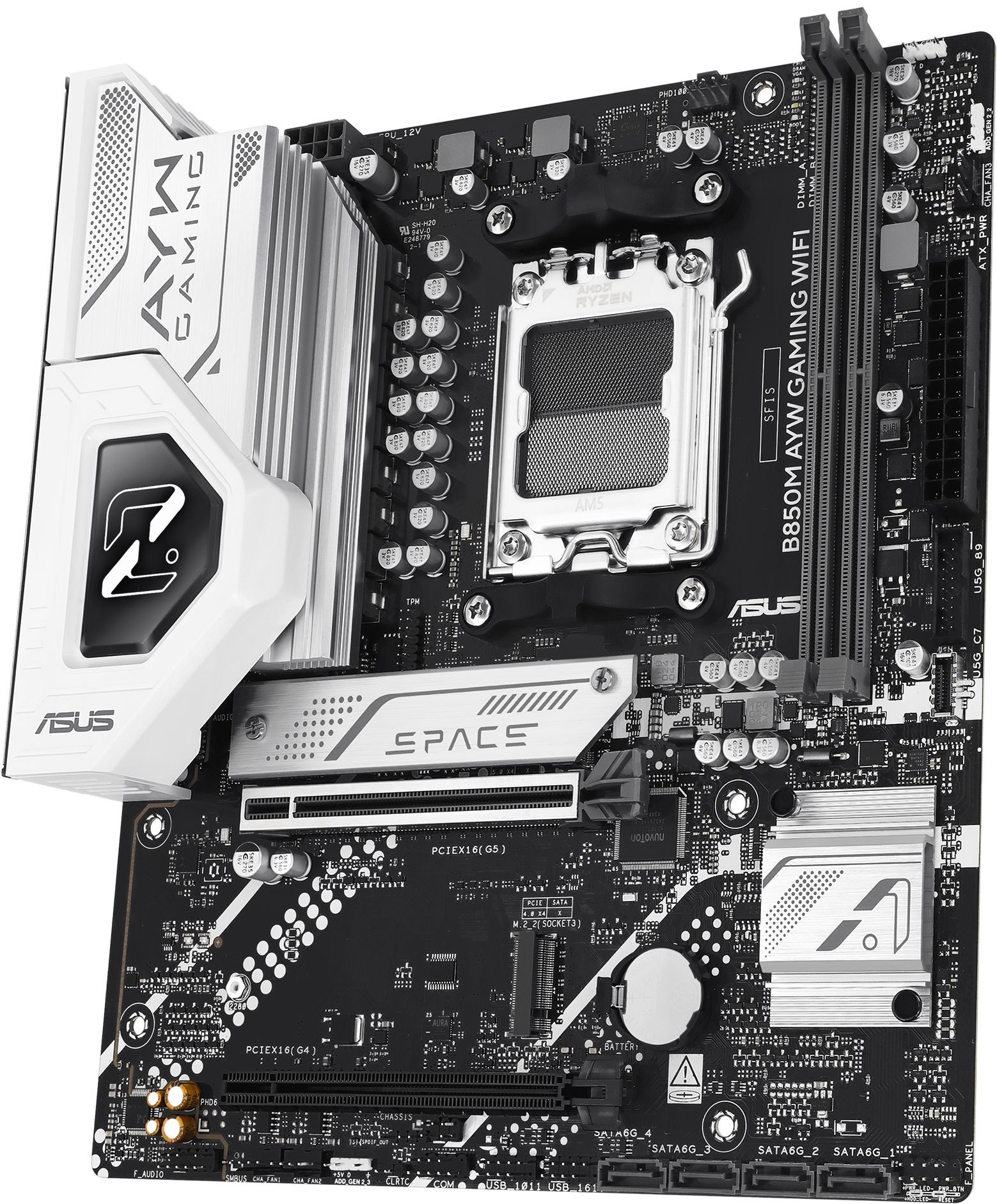 Материнcкая плата ASUS B850M AYW GAMING WIFI (90MB1LW0-M0EAY0) фото 