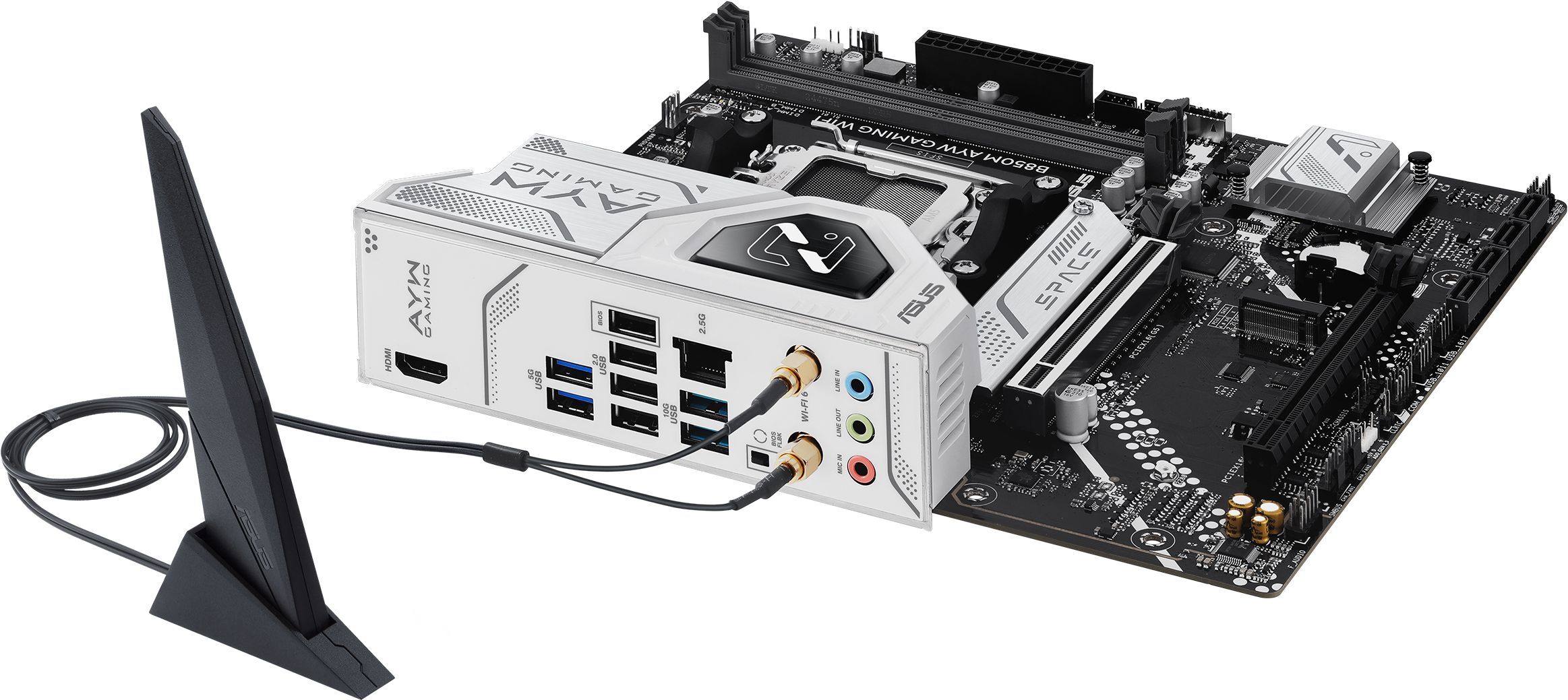 Материнcкая плата ASUS B850M AYW GAMING WIFI (90MB1LW0-M0EAY0) фото 