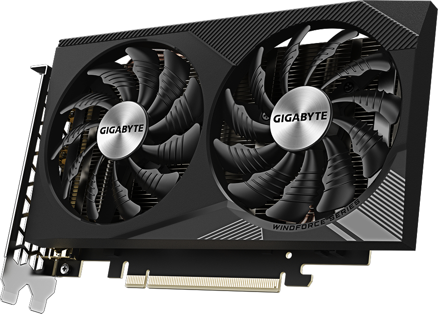 Видеокарта GIGABYTE GeForce RTX 3050 8GB GDDR6 WINDFORCE OC (GV-N3050WF2OCV2-8GD) фото 4