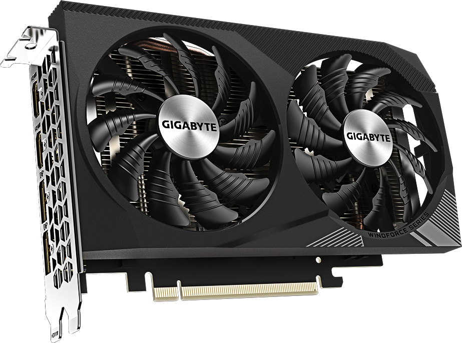 Видеокарта GIGABYTE GeForce RTX 3050 8GB GDDR6 WINDFORCE OC (GV-N3050WF2OCV2-8GD) фото 3