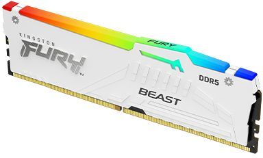 Пам'ять ПК Kingston DDR5 16GB 6000 FURY Beast RGB EXPO White (KF560C30BWEA-16)фото2