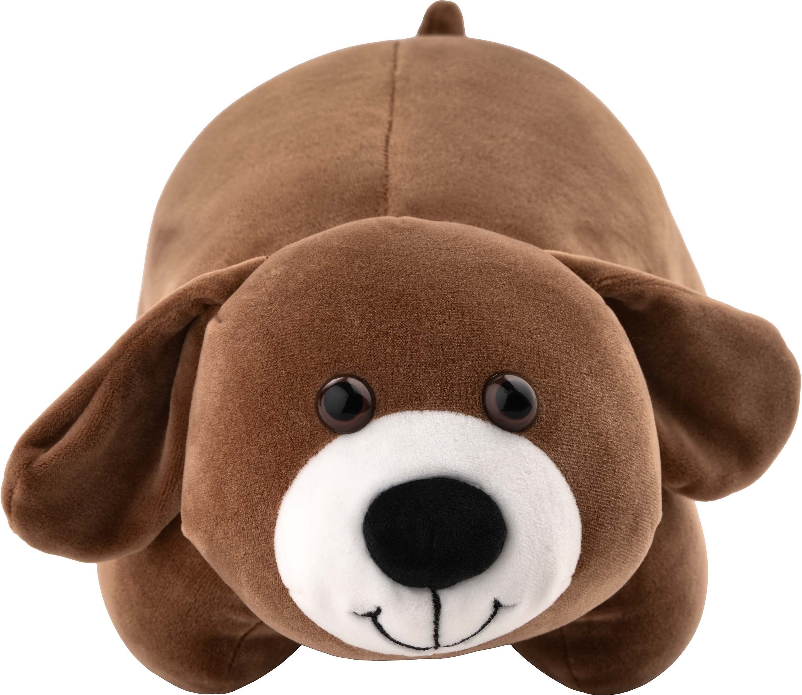 Подушка-трансформер для шиї ARDESTO Travel Сute Dog 30х30см, коричневий (ART3035NEP)фото