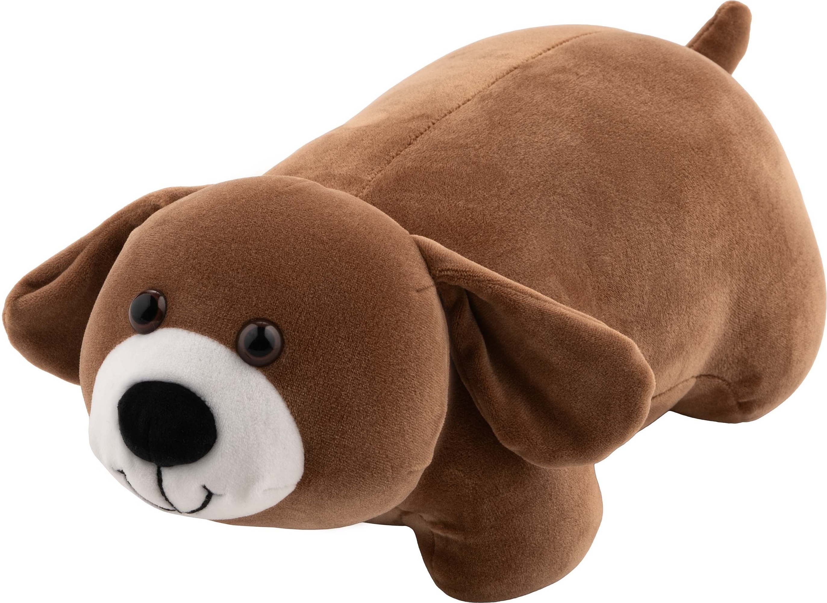 Подушка-трансформер для шиї ARDESTO Travel Сute Dog 30х30см, коричневий (ART3035NEP)фото