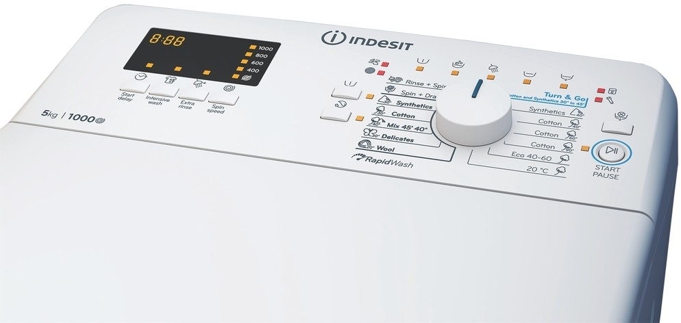 Вертикальная стиральная машина Indesit BTWS50400EU/N фото