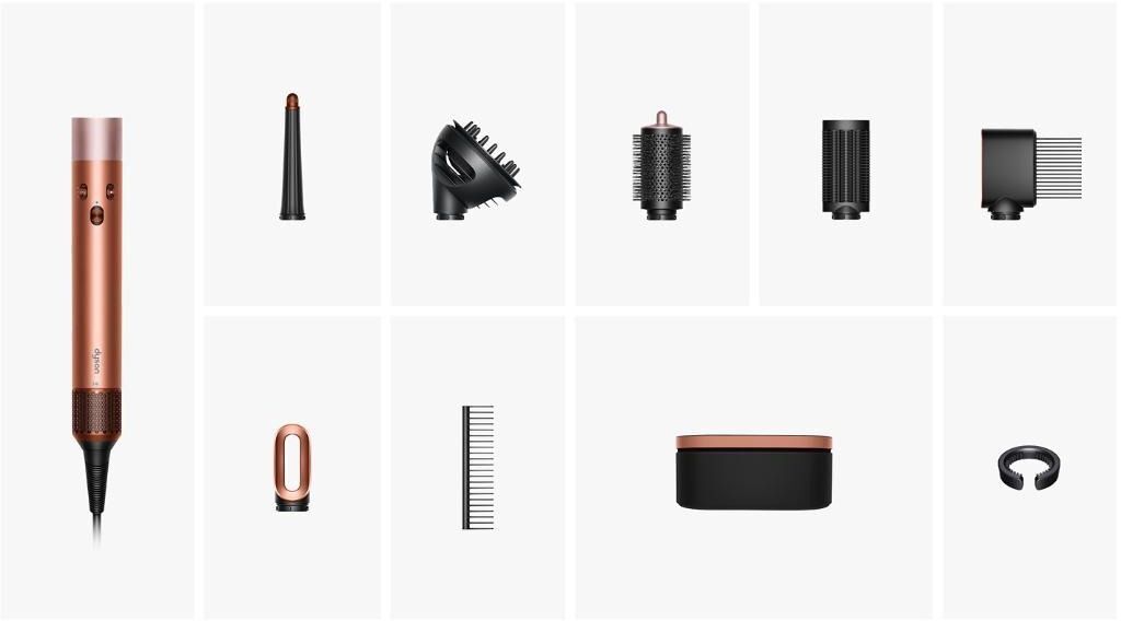 Стайлер Dyson Airwrap I.D. HS08 T3/T4 Curly+Coily Amber Silk 142899-01 фото 