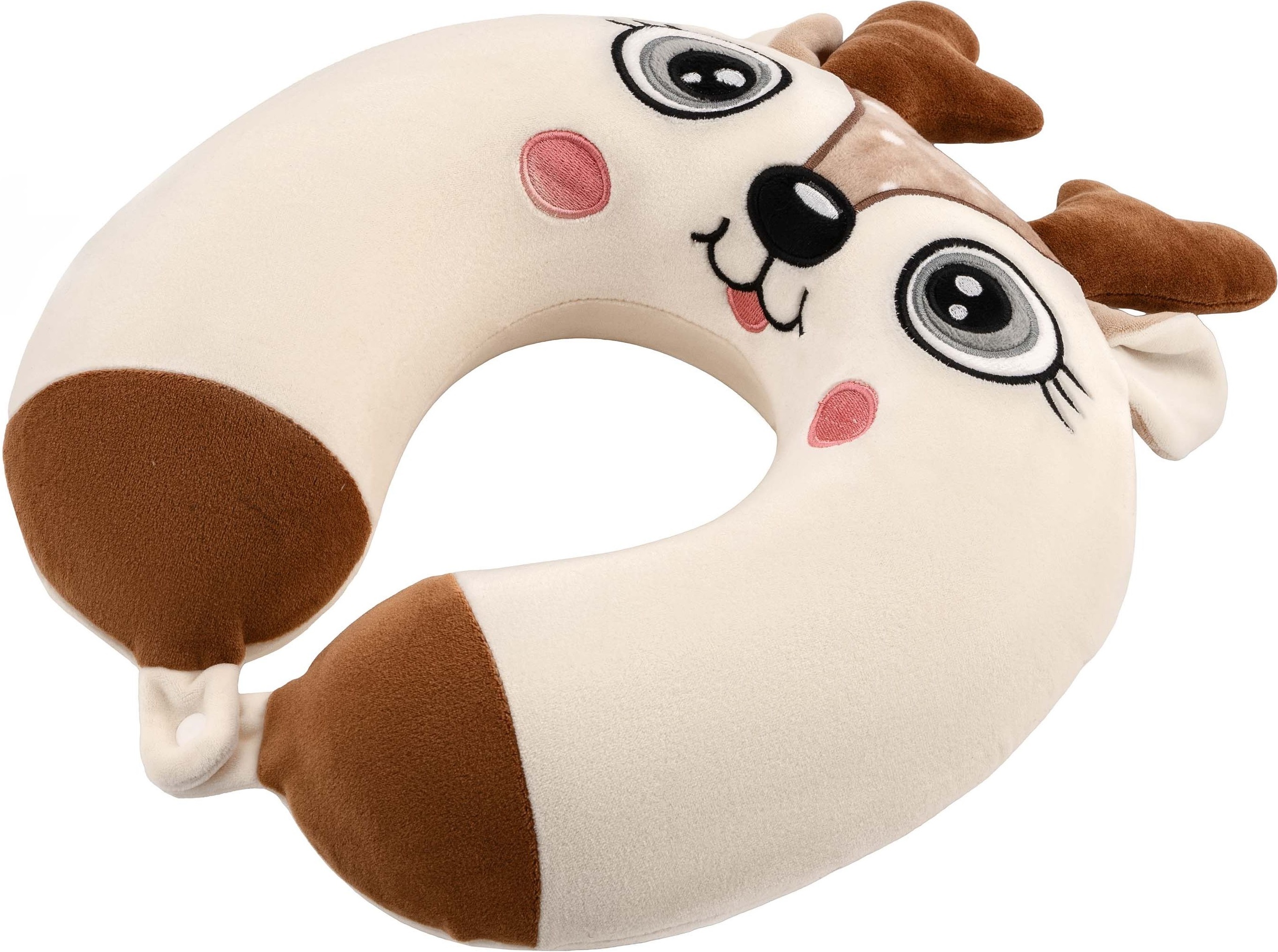 Подушка для шеи ARDESTO Travel Reindeer 30х30см, белый (ART3031NEP) фото 2