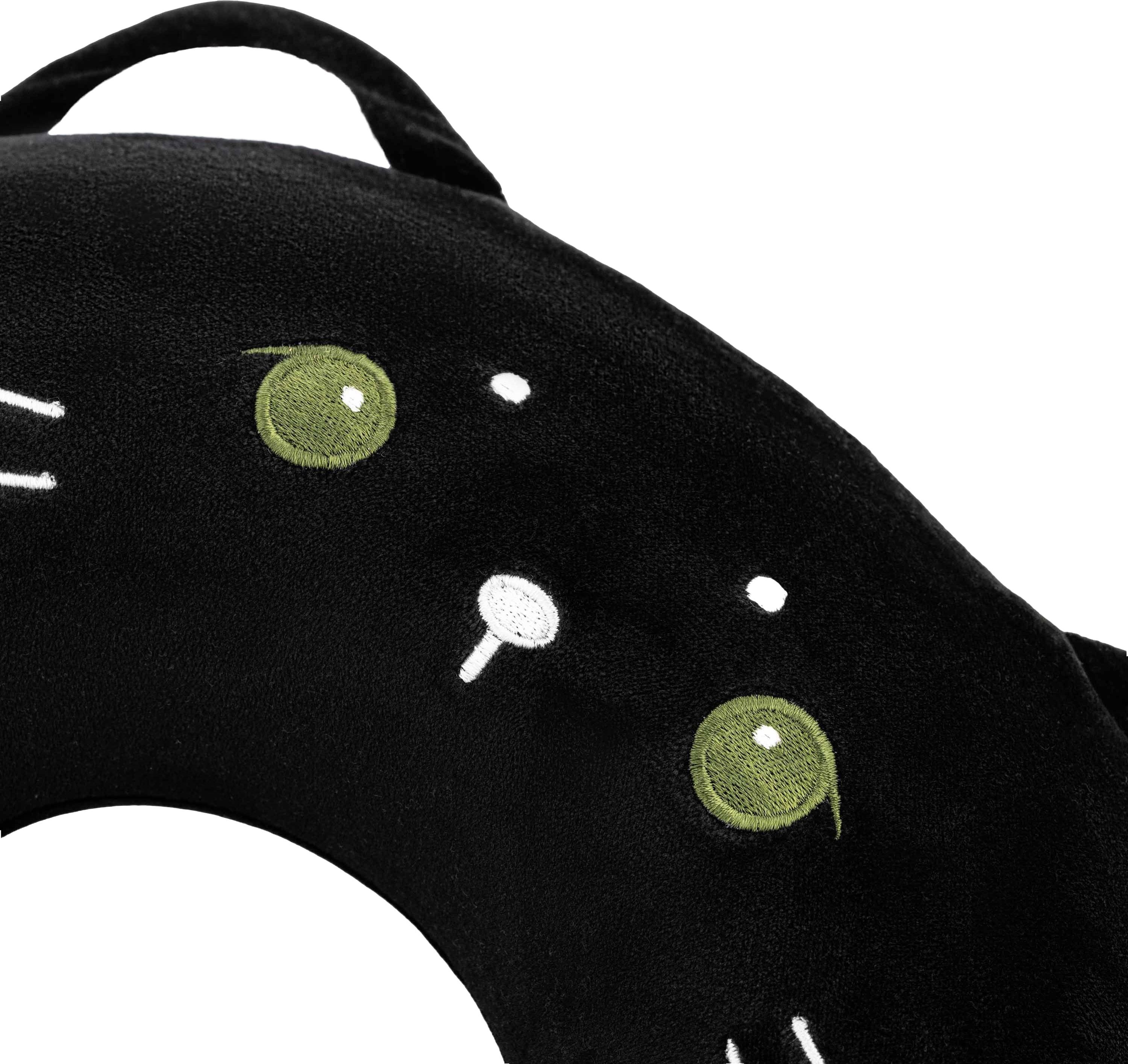 Подушка для шеи ARDESTO Travel Black Cat 30х30см, черный (ART3033NEP) фото 3