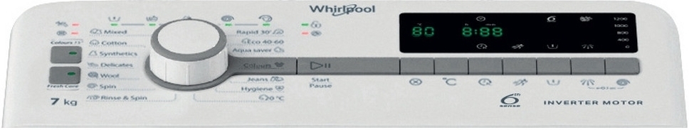 Вертикальная стиральная машина Whirlpool TDLR7252BSEU фото 5