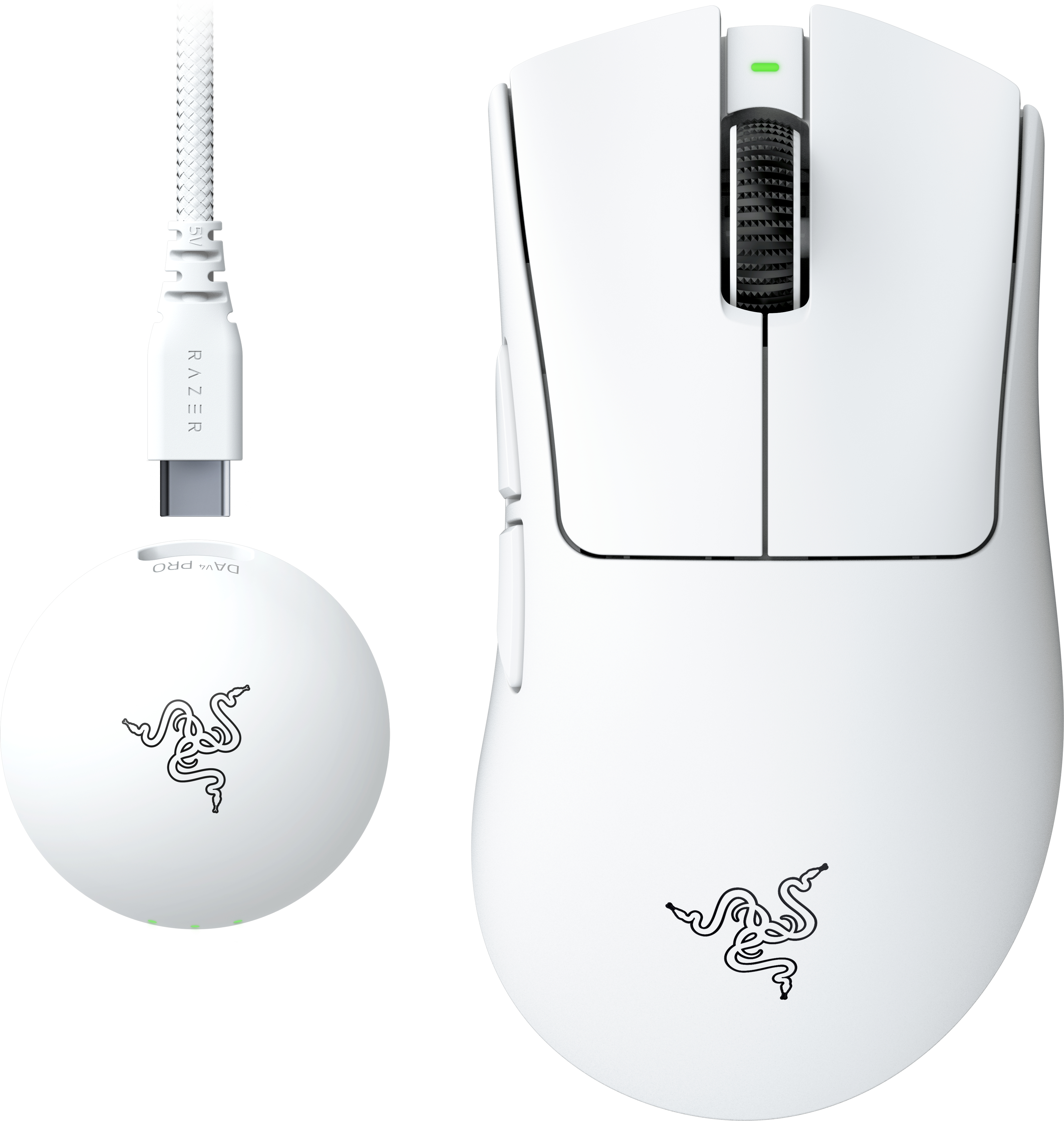 Ігрова миша Razer DeathAdder V4 Pro Gen-2 White (RZ01-05330200-R3G1)фото6