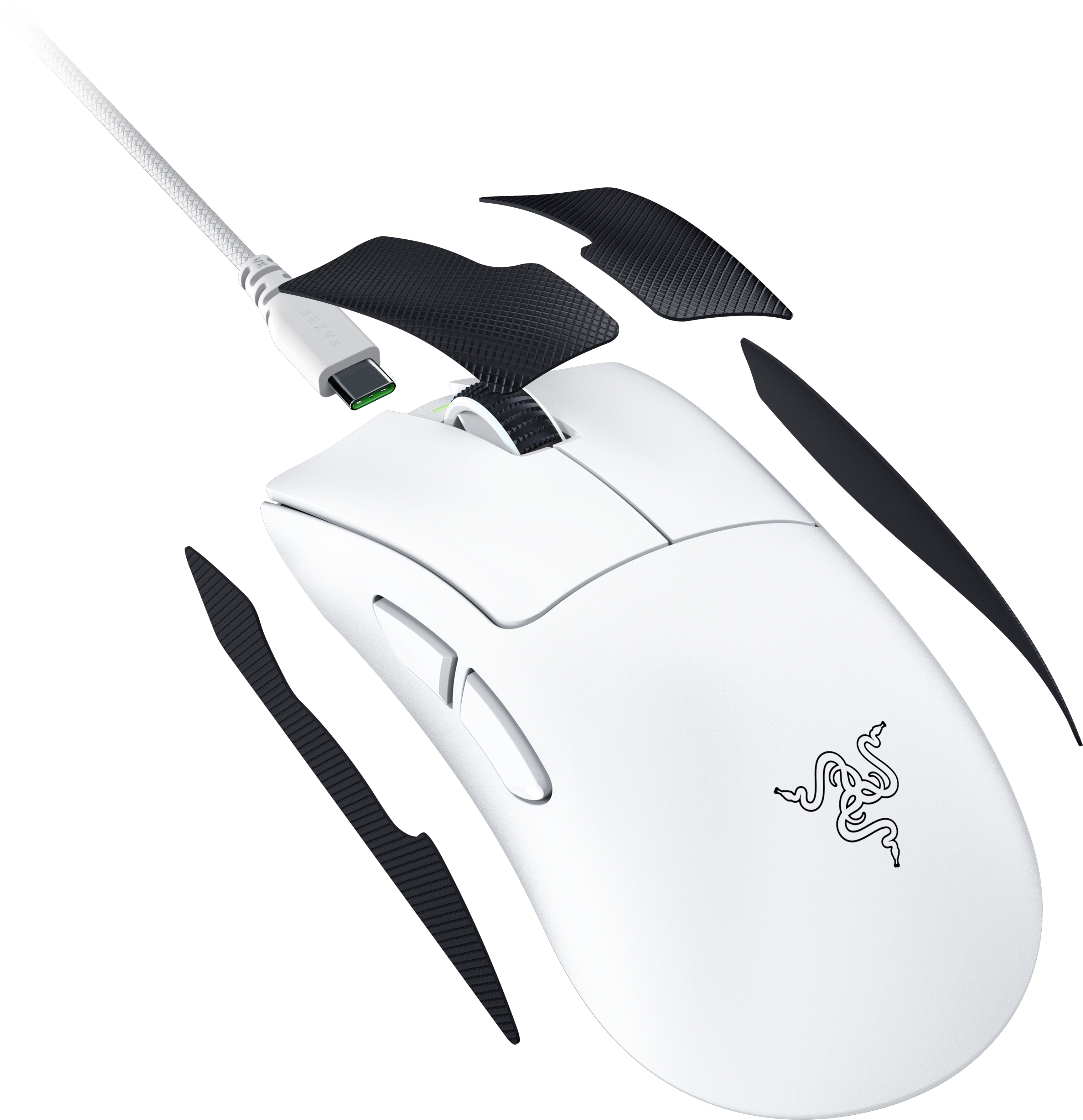 Ігрова миша Razer DeathAdder V4 Pro Gen-2 White (RZ01-05330200-R3G1)фото8