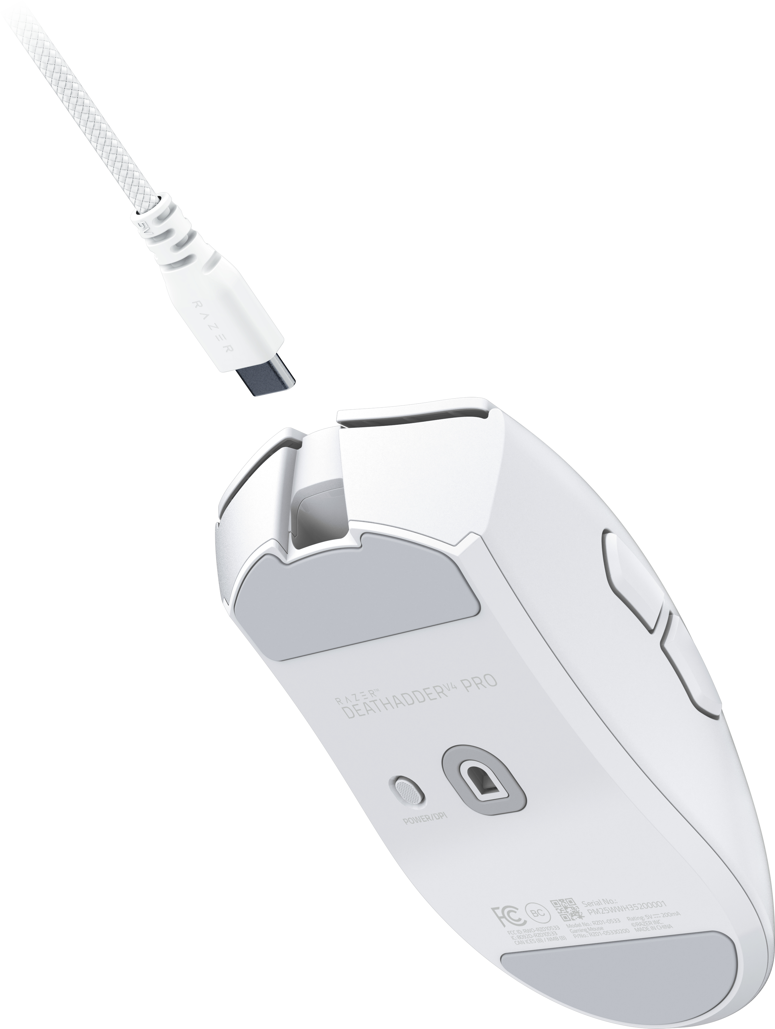 Ігрова миша Razer DeathAdder V4 Pro Gen-2 White (RZ01-05330200-R3G1)фото5