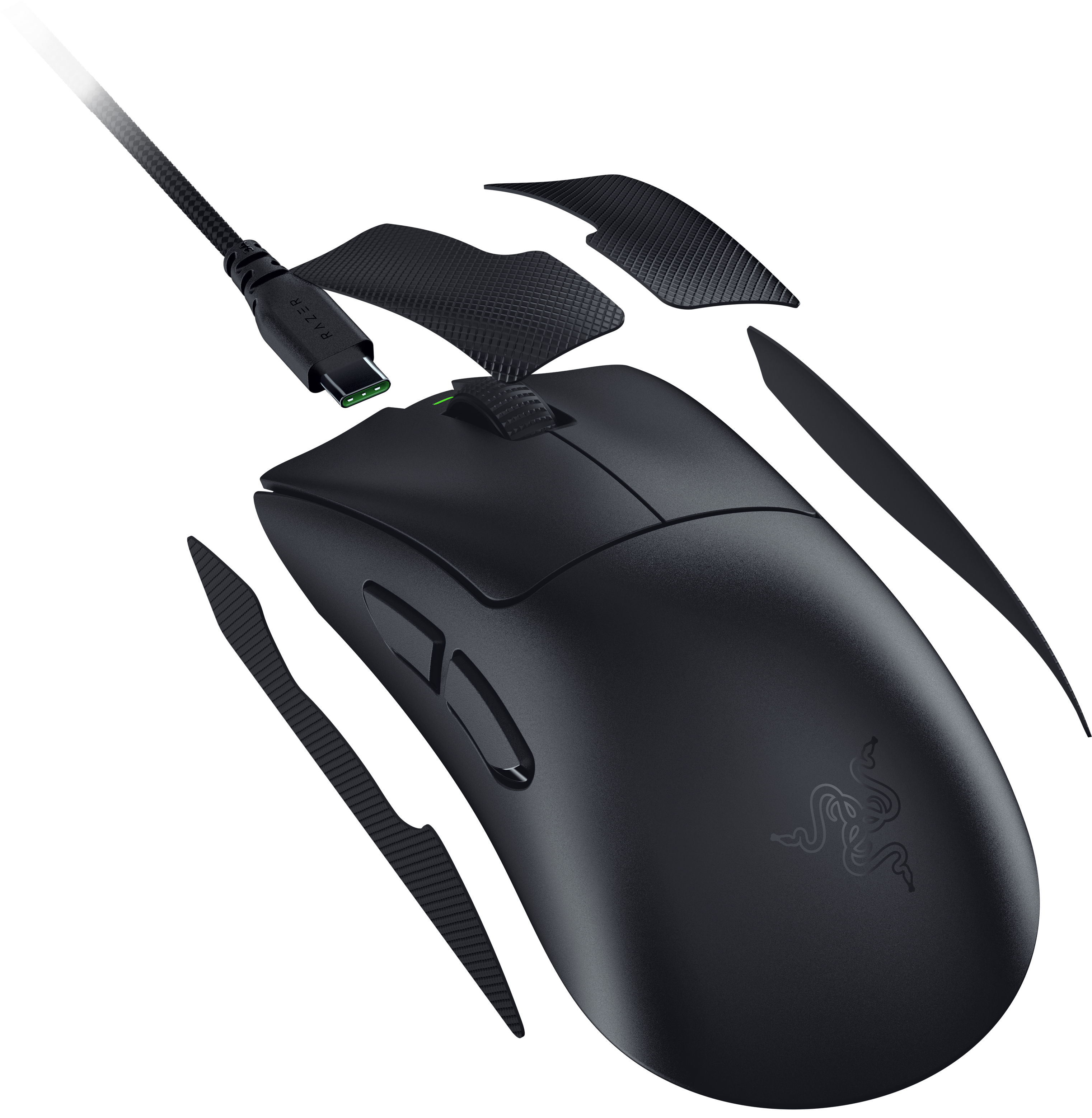 Игровая мышь Razer DeathAdder V4 Pro Gen-2, USB-A/WL, Black (RZ01-05330100-R3G1) фото 