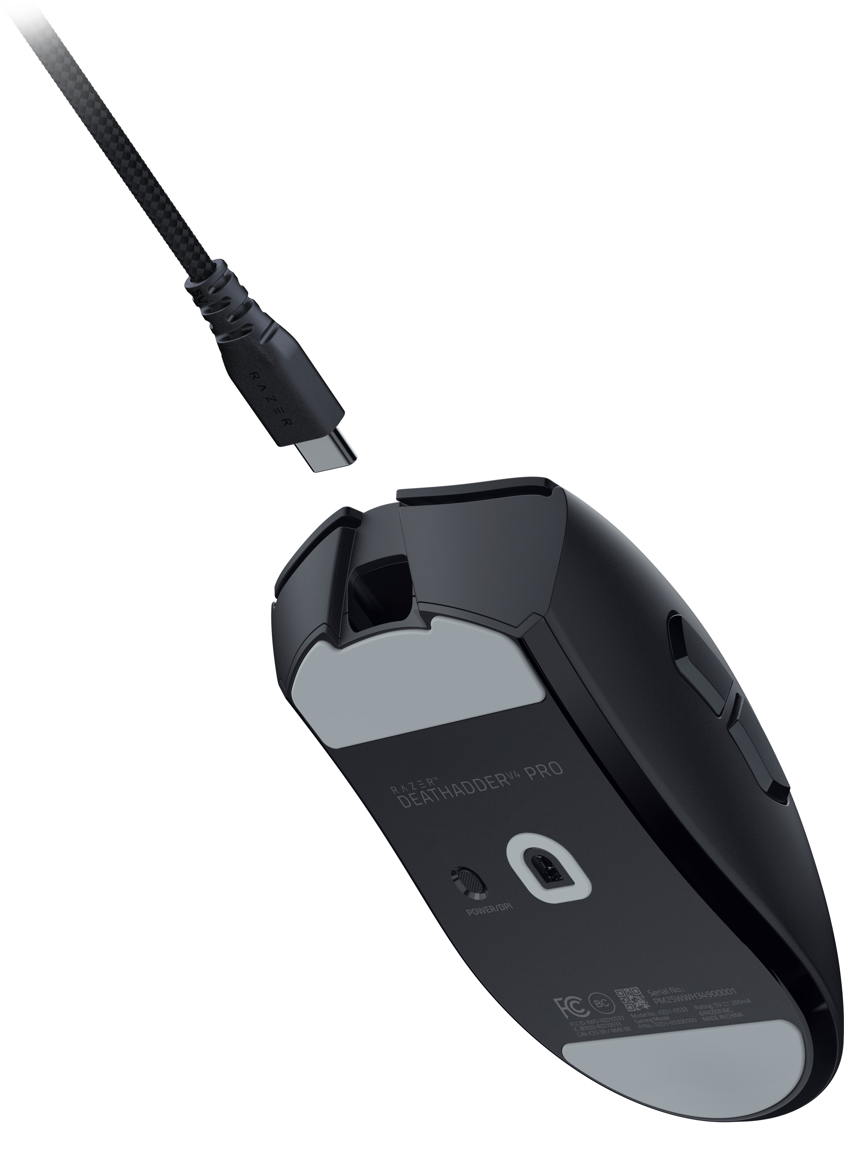 Игровая мышь Razer DeathAdder V4 Pro Gen-2, USB-A/WL, Black (RZ01-05330100-R3G1) фото 