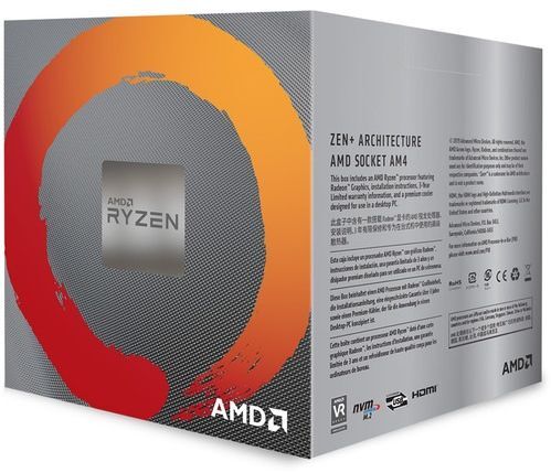 Процессор AMD Ryzen 5 3400G (YD3400C5FHSBX) фото 