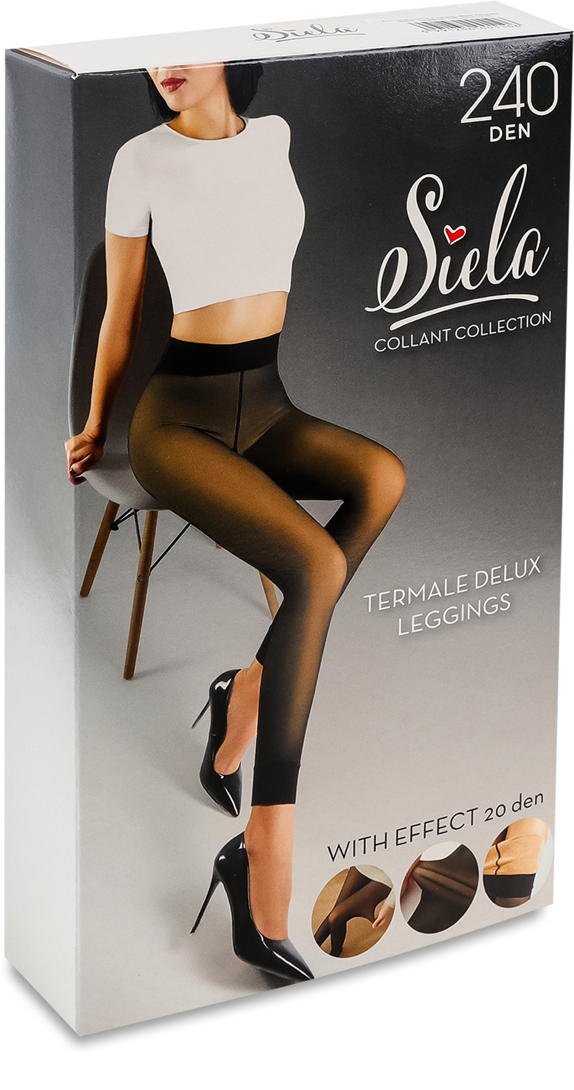 Леггинсы женские SIELA Тermale Delux Leggings 240 Den S/M черные (6991234001090) фото 2