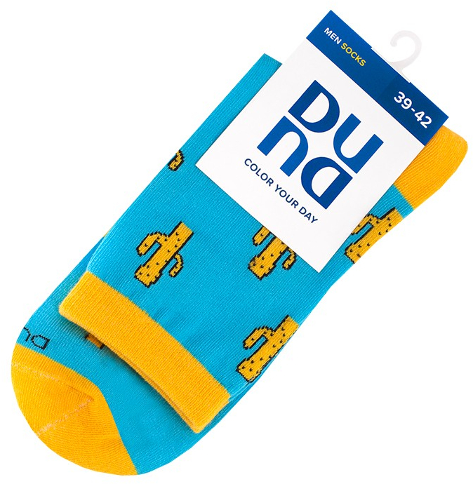 Шкарпетки чоловічі Duna 7043 39-42 бірюзові (4823094651370)фото3