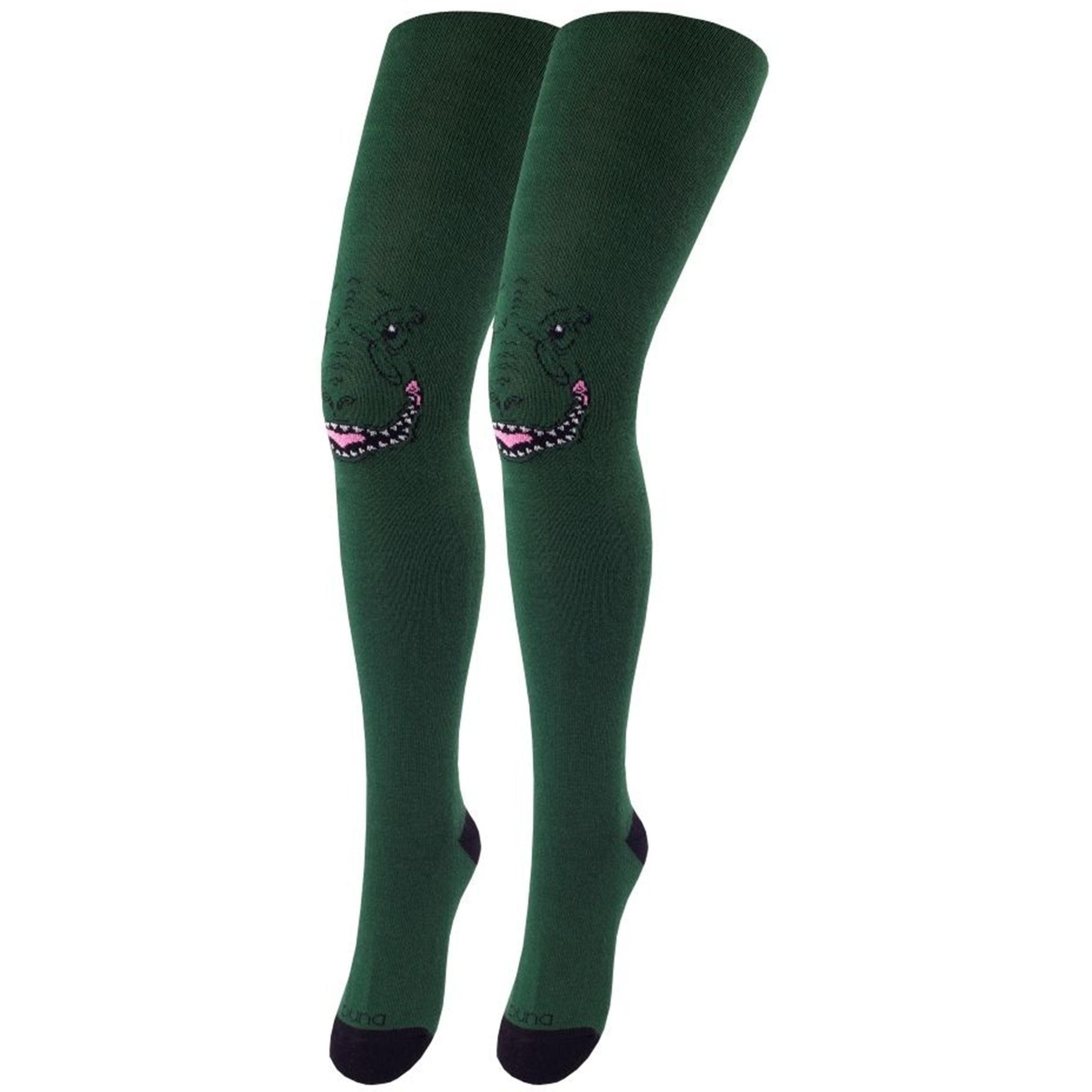 Колготи для дівчаток Duna 4423 98-104 темно-зелений (4823094648332)фото2