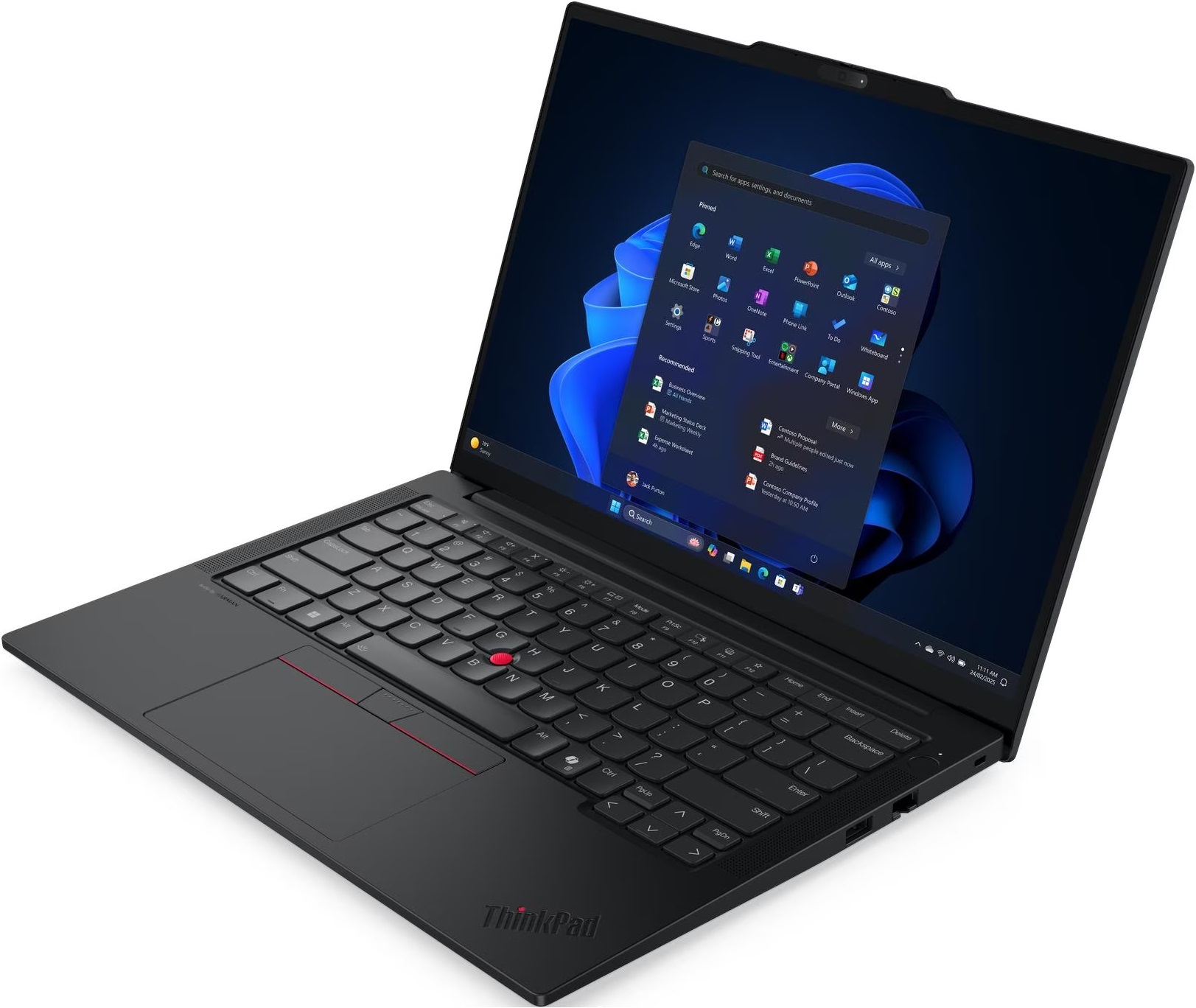 Ноутбук LENOVO ThinkPad E14 Gen 7 Eclipse Black (21TAS06700) фото 3