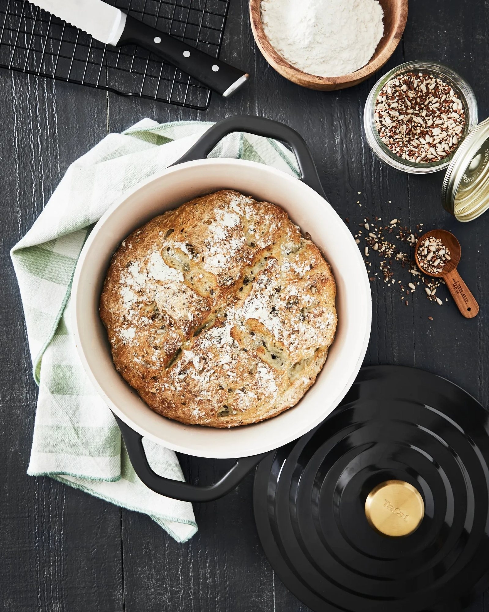 Кастрюля Tefal Air с крышкой, 3,1 л (E2554404) фото 8