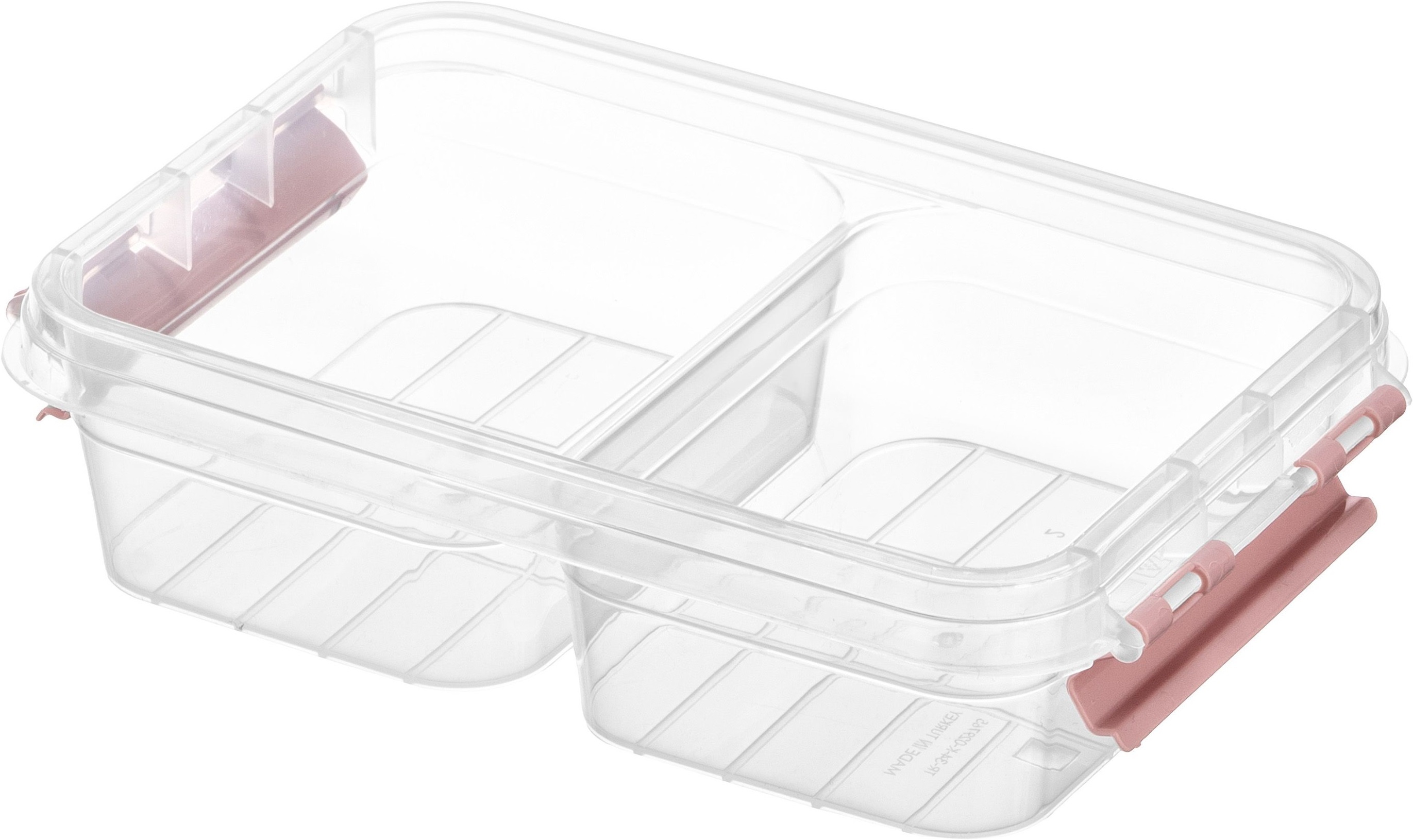 Контейнер двосекційний ARDESTO Fresh 2х0.25л, рожевий (AR1302P)фото