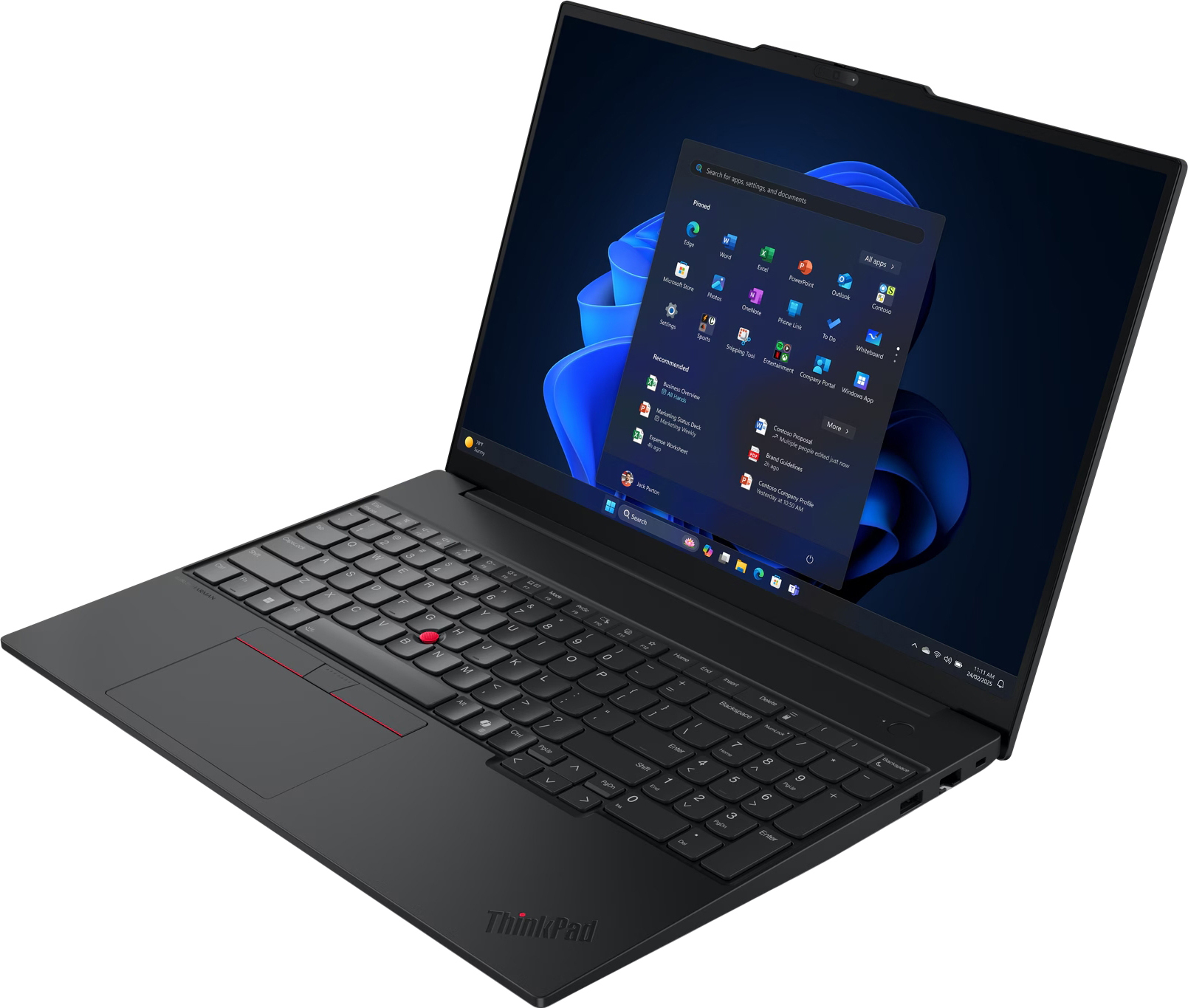 Ноутбук LENOVO ThinkPad E16 Gen 3 Eclipse Black (21TGS08J00) фото 3