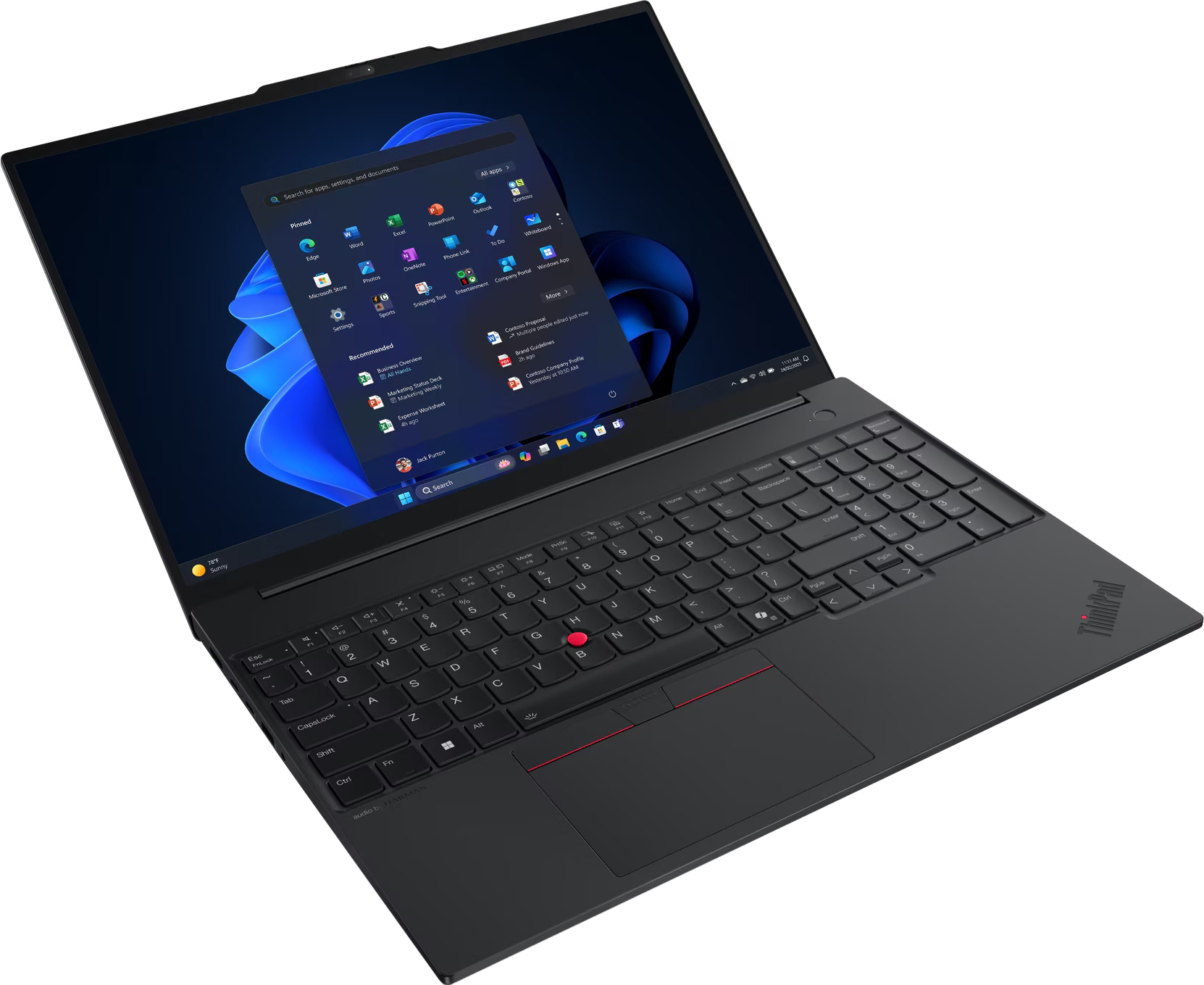 Ноутбук LENOVO ThinkPad E16 Gen 3 Eclipse Black (21TGS08J00) фото 12