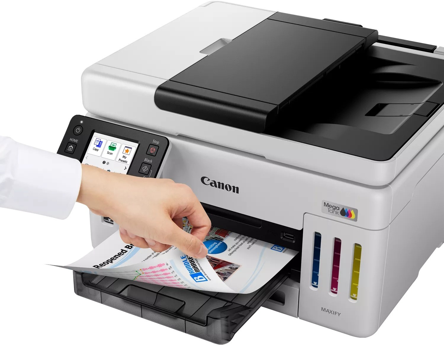 МФУ струйное Canon MAXIFY GX6140 с Wi-Fi (6882C009) фото 4