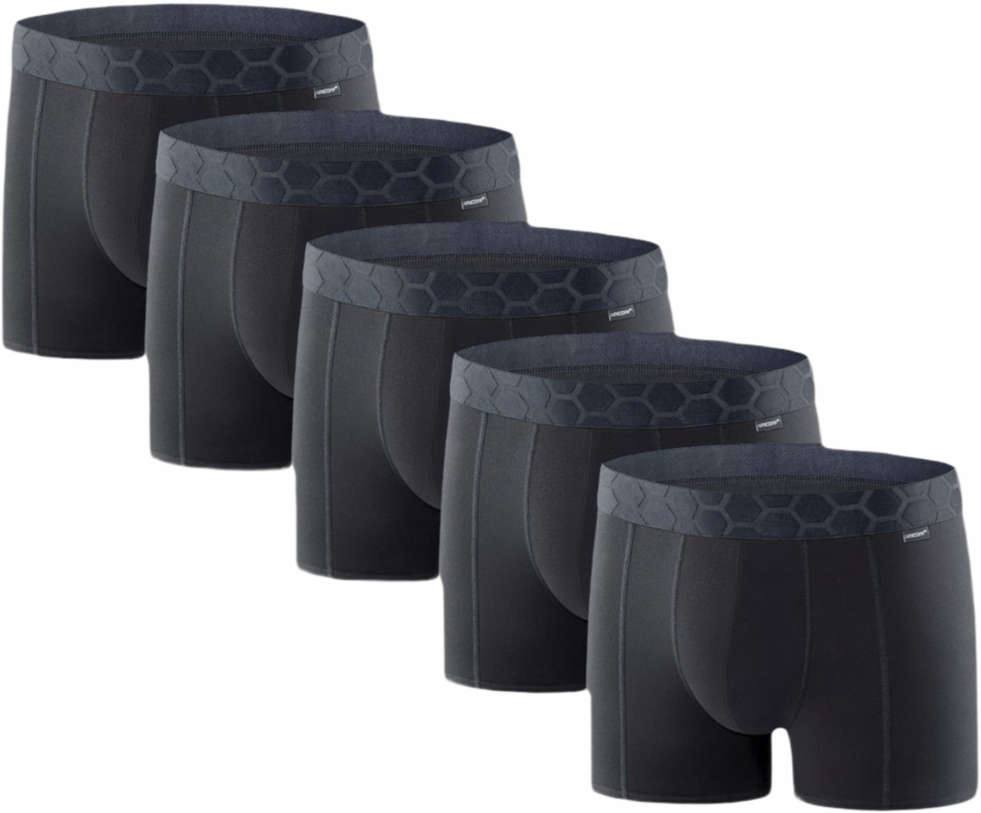 Набор трусов мужских UNICONF UBB116 L 5 шт черные (5942542252071) фото 2