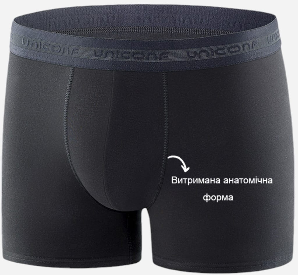 Набор трусов мужских UNICONF UBB08 M 3 шт черные (5942542257519) фото 