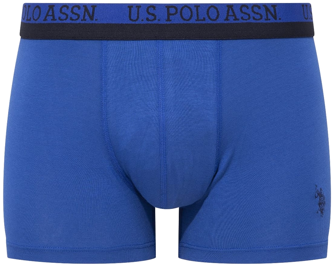 Набор трусов мужских U.S. Polo Assn. 80522 XL 3 шт. темно-синий/голубой/принтованый (8680557420951) фото 2