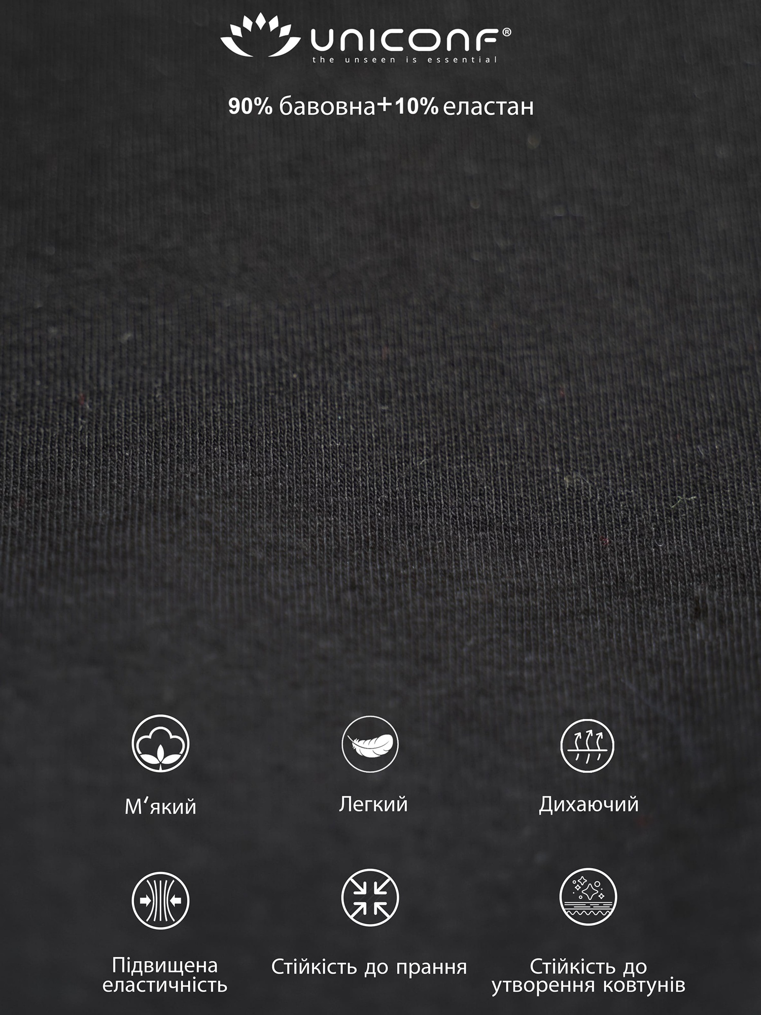 Набор трусов мужских UNICONF UBB116 XL 3 шт черные (5942542257854) фото 5