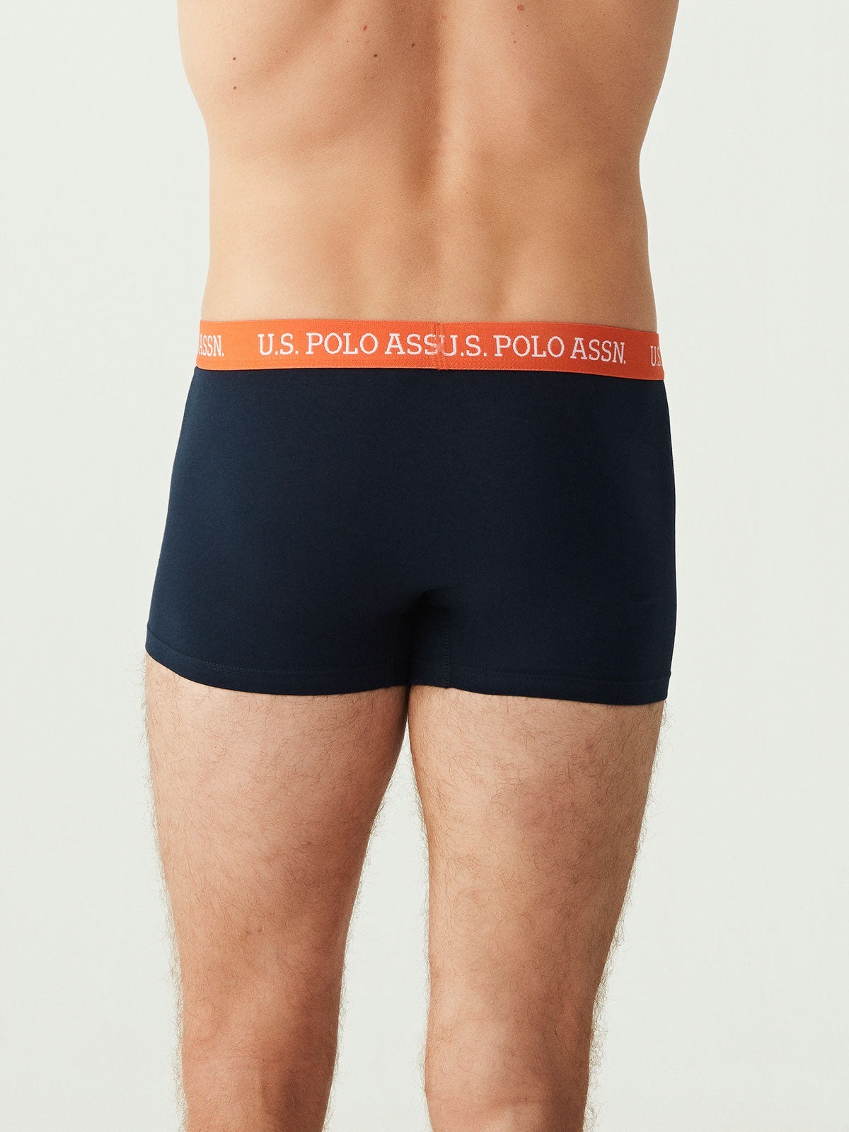 Набір трусів чоловічих U.S. Polo Assn. 80253 2XL 3 шт. чорний (8680557254778)фото3