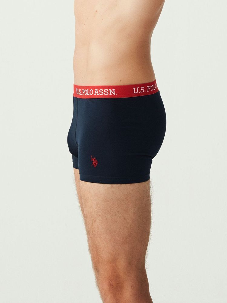 Набір трусів чоловічих U.S. Polo Assn. 80253 2XL 3 шт. чорний (8680557254778)фото7