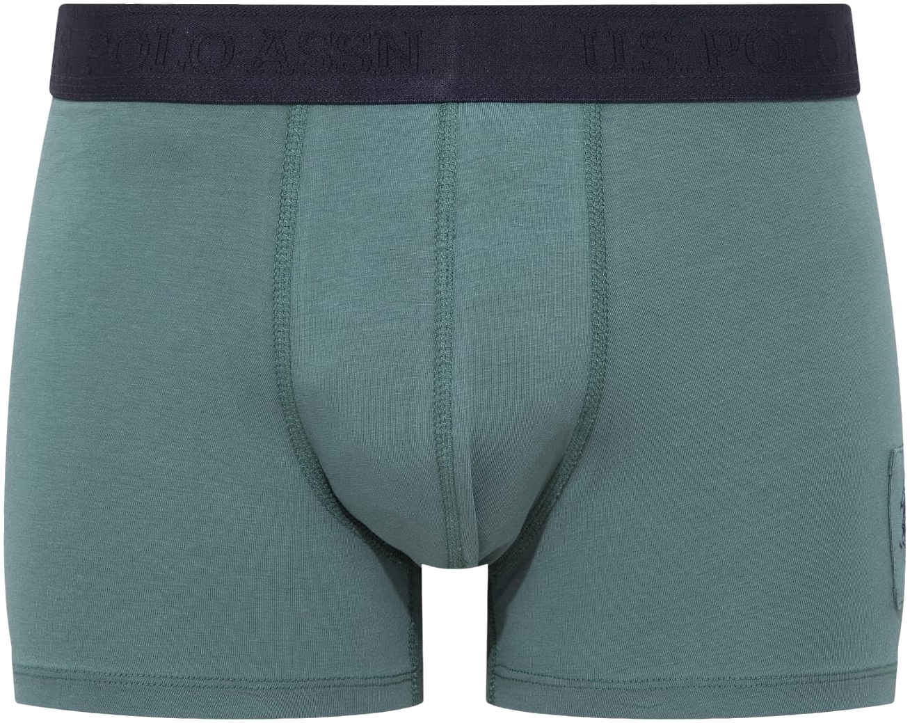 Набор трусов мужских U.S. Polo Assn. 80504 2XL 3 шт. темно-синий/зеленый/принтованый (8680557421316) фото 3