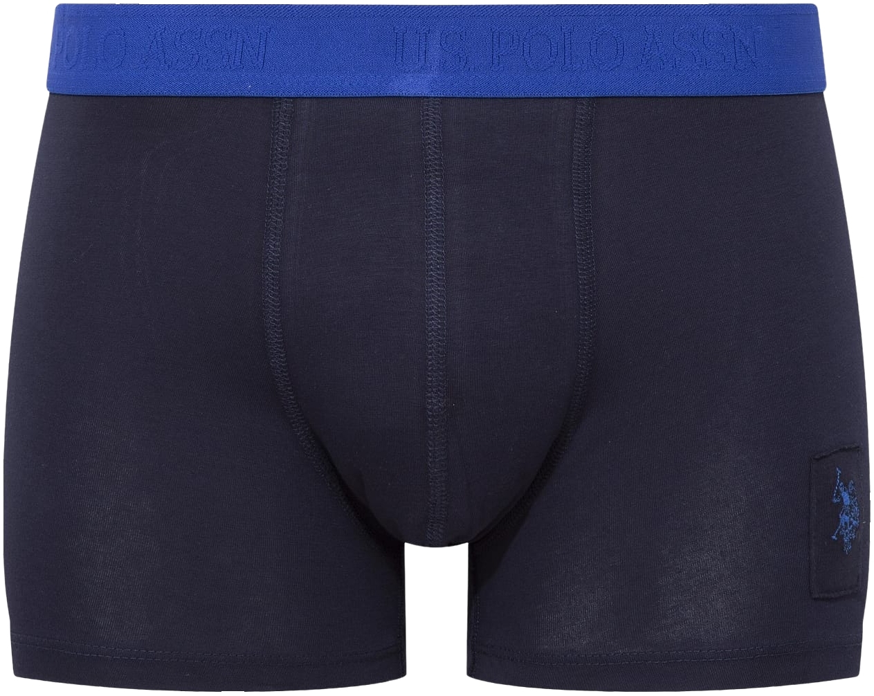 Набір трусів чоловічих U.S. Polo Assn. 80504 L 3 шт. темно-синій/синій/принтований (8680557421347)фото