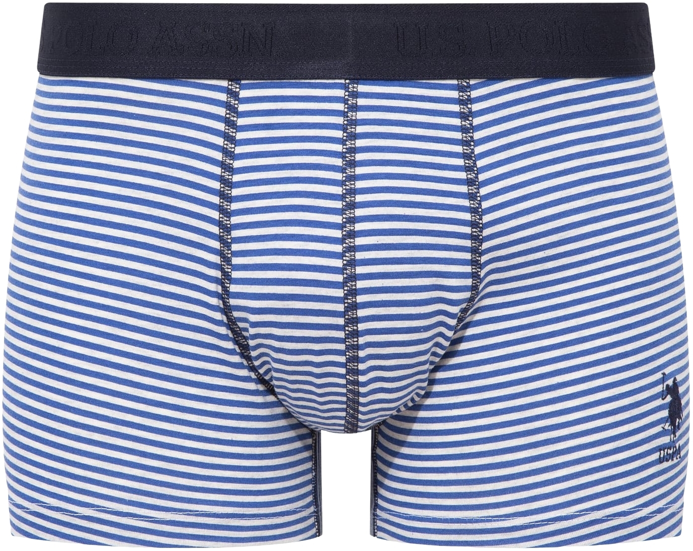 Набор трусов мужских U.S. Polo Assn. 80504 XL 3 шт. темно-синий/синий/принтованый (8680557421354) фото 2